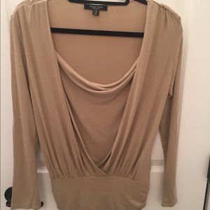 High Street Fashion Sweater with draping neckline
